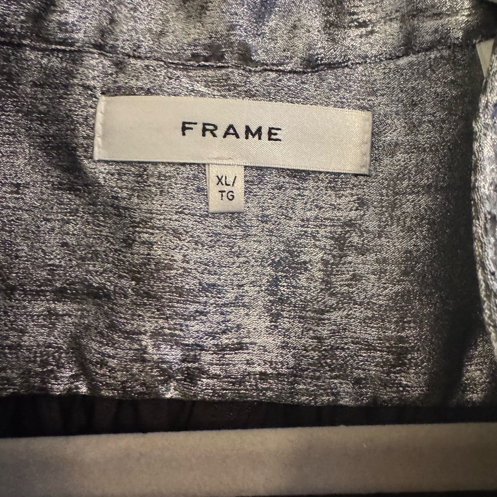 Frame Metallic Silver Women's blouse - Picture 5 of 11